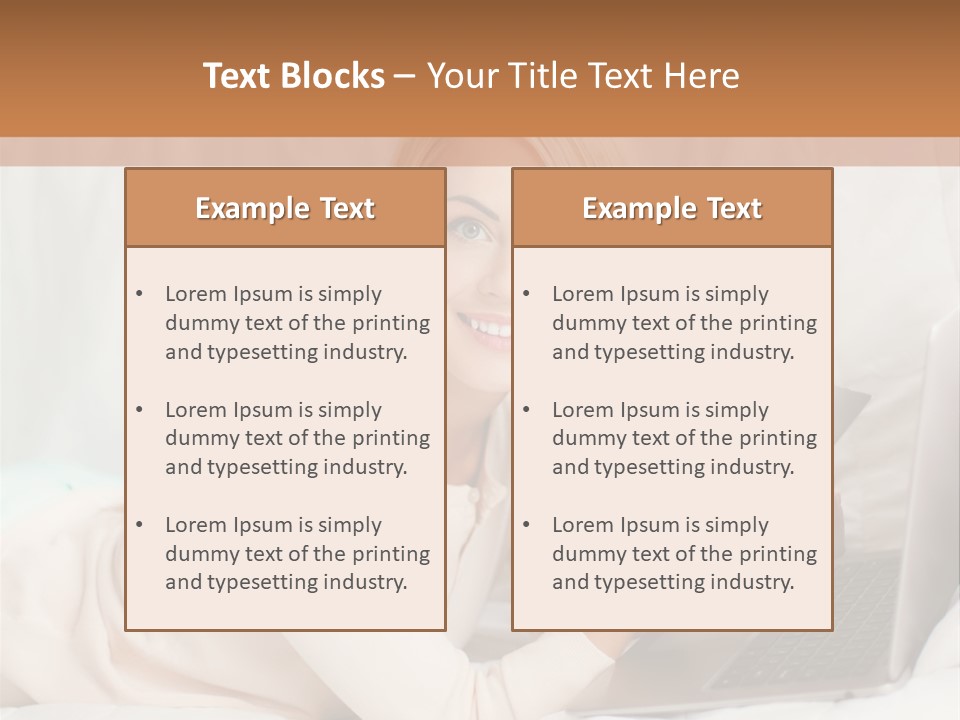 Invest Housewife Holding PowerPoint Template