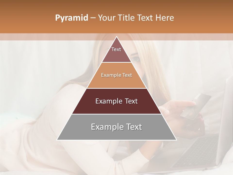 Invest Housewife Holding PowerPoint Template