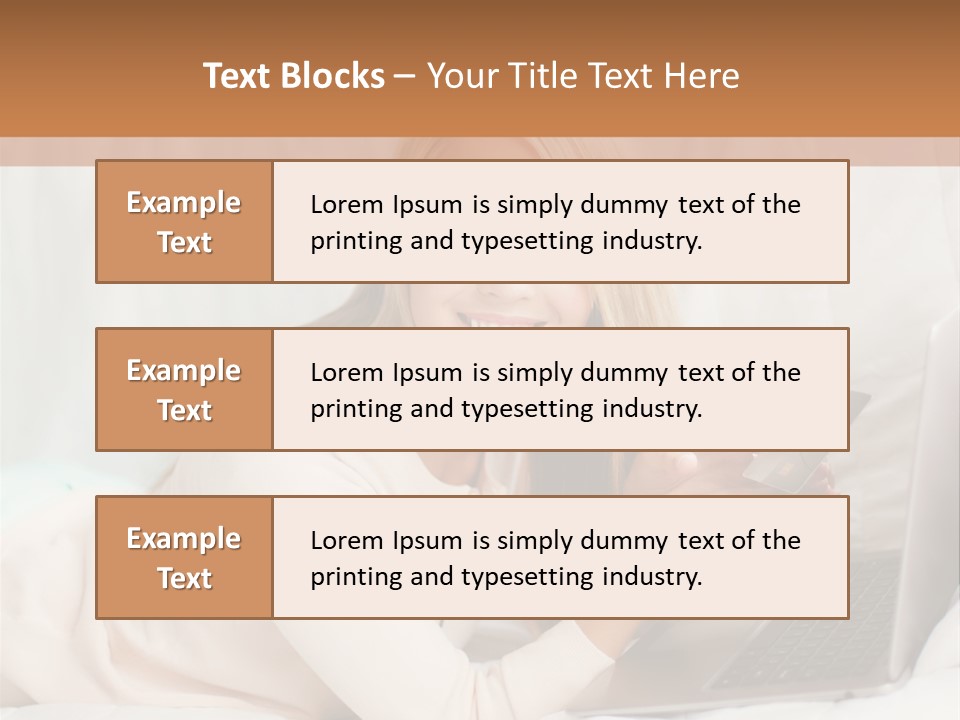 Invest Housewife Holding PowerPoint Template