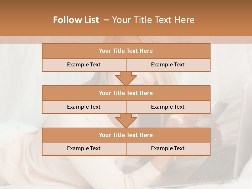 Invest Housewife Holding PowerPoint Template