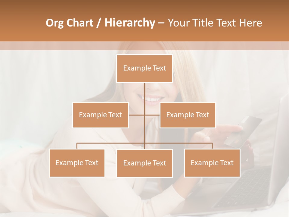 Invest Housewife Holding PowerPoint Template