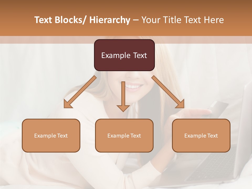 Invest Housewife Holding PowerPoint Template