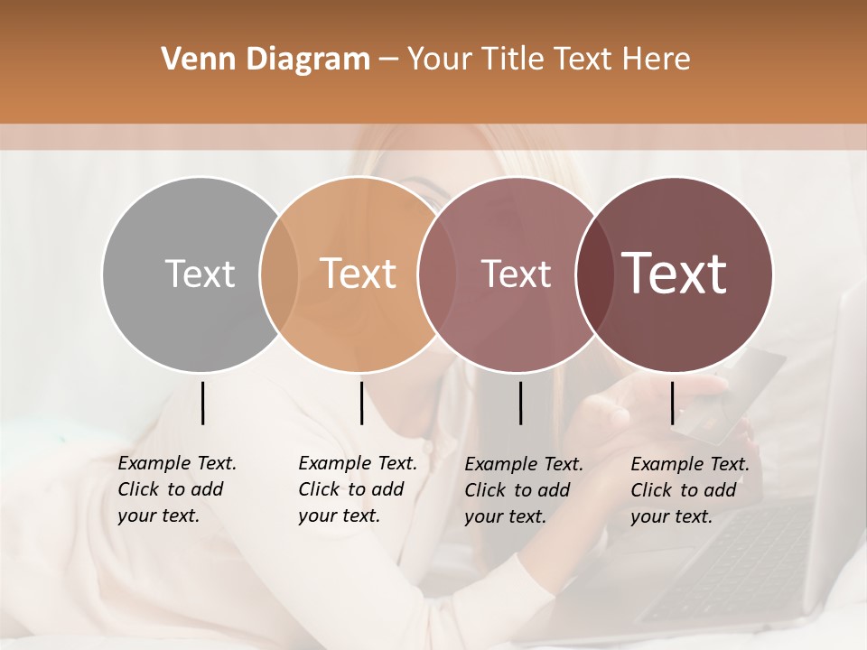 Invest Housewife Holding PowerPoint Template