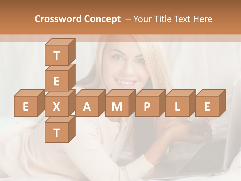 Invest Housewife Holding PowerPoint Template