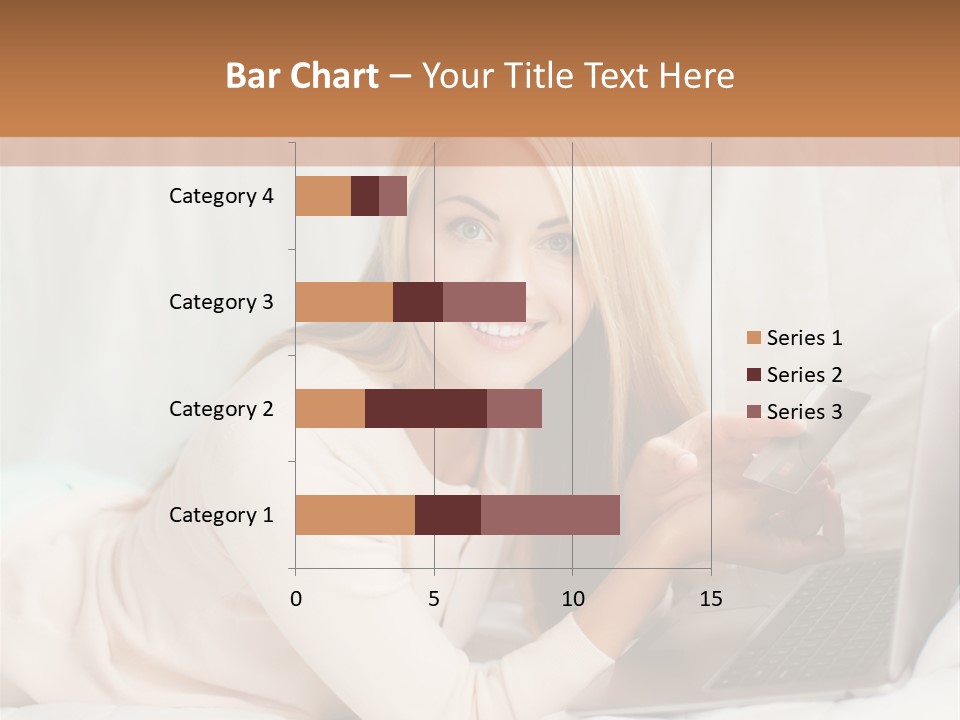 Invest Housewife Holding PowerPoint Template
