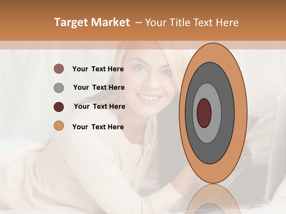 Invest Housewife Holding PowerPoint Template