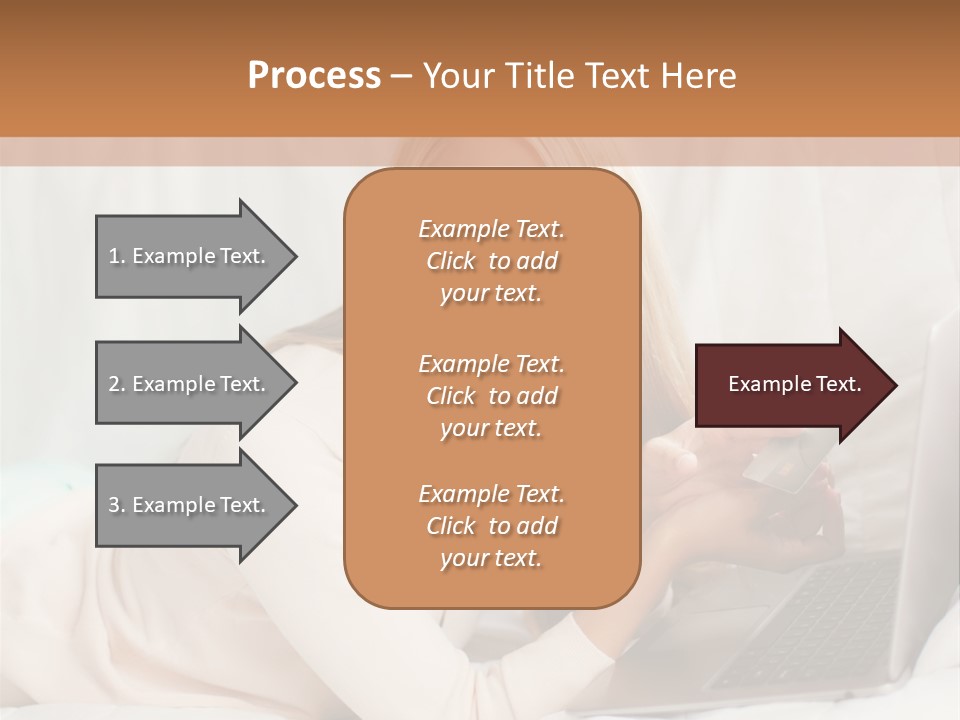 Invest Housewife Holding PowerPoint Template