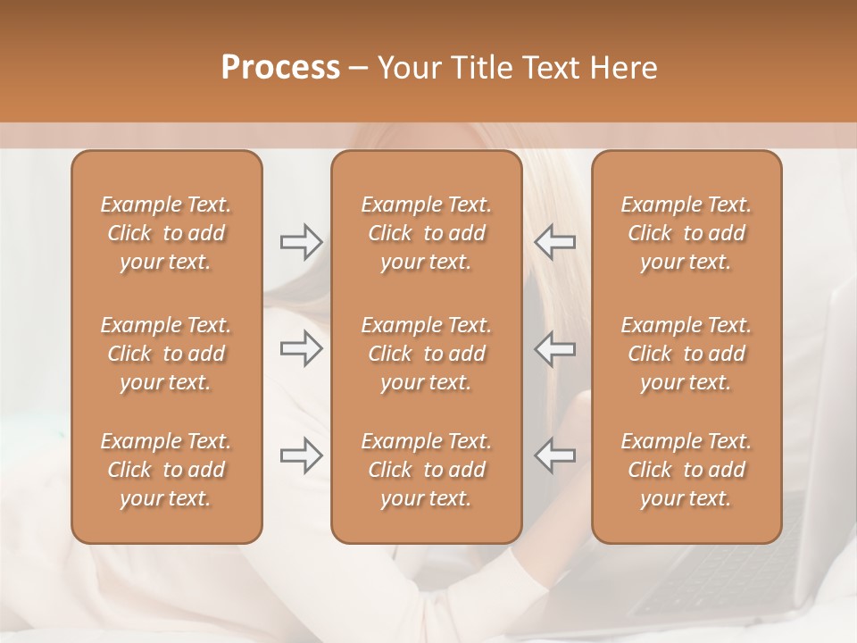 Invest Housewife Holding PowerPoint Template