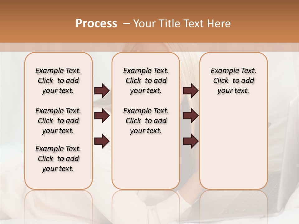 Invest Housewife Holding PowerPoint Template