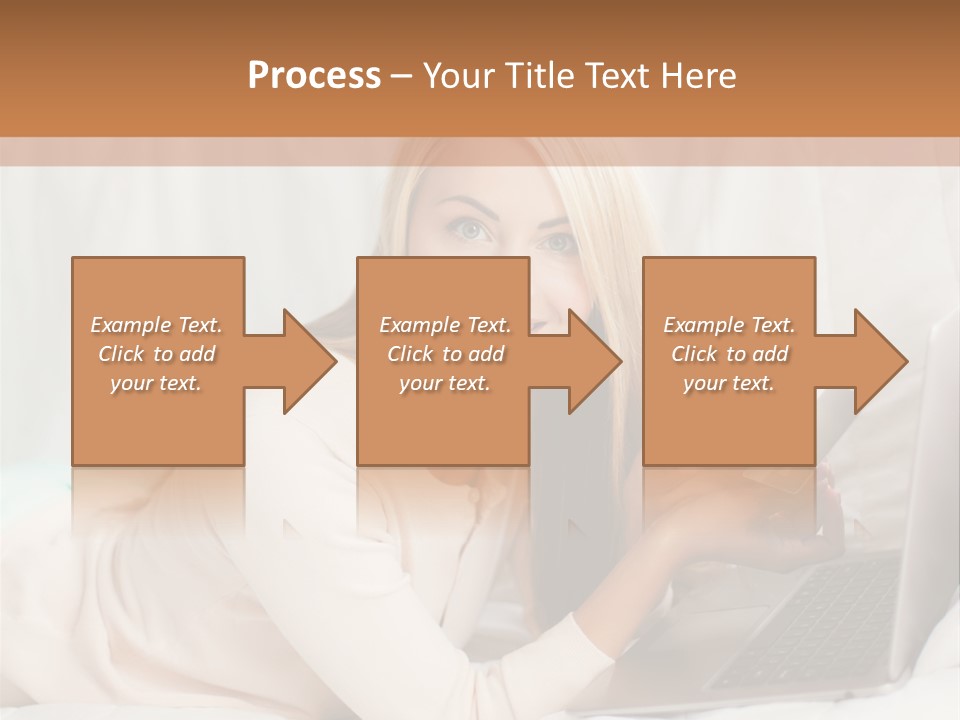 Invest Housewife Holding PowerPoint Template