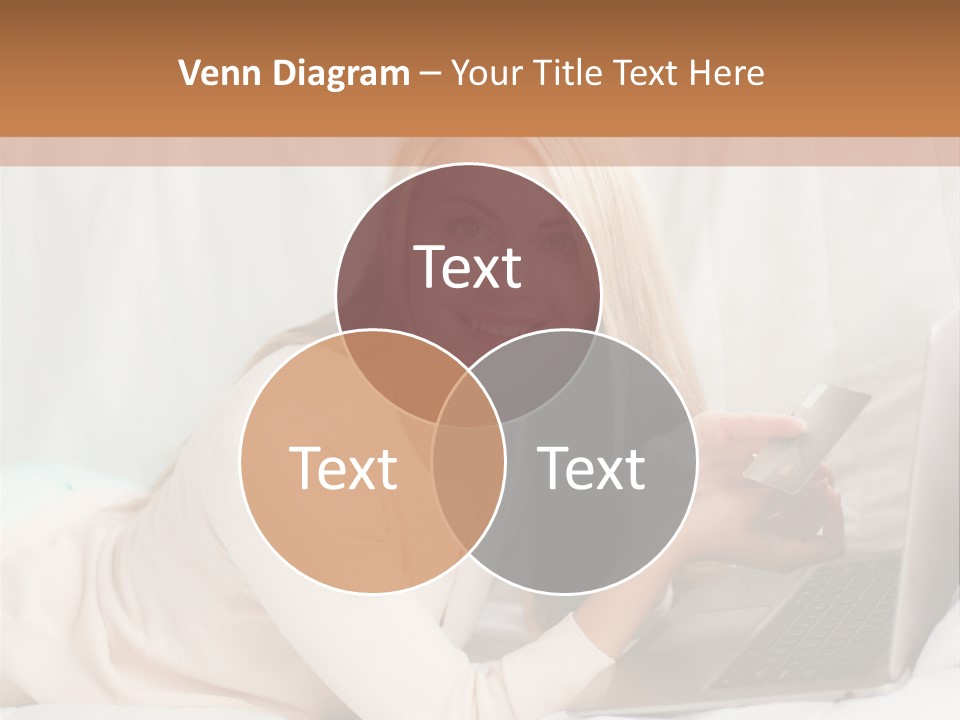 Invest Housewife Holding PowerPoint Template