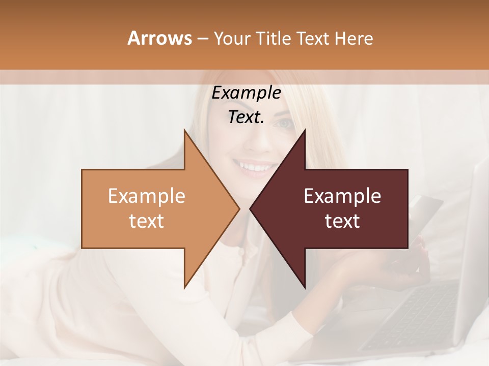 Invest Housewife Holding PowerPoint Template