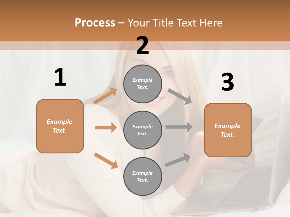 Invest Housewife Holding PowerPoint Template