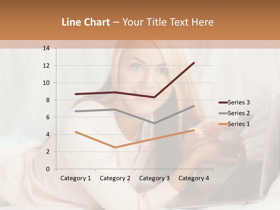 Invest Housewife Holding PowerPoint Template