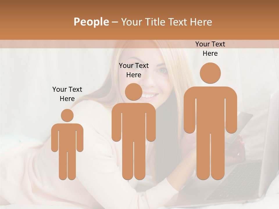 Invest Housewife Holding PowerPoint Template