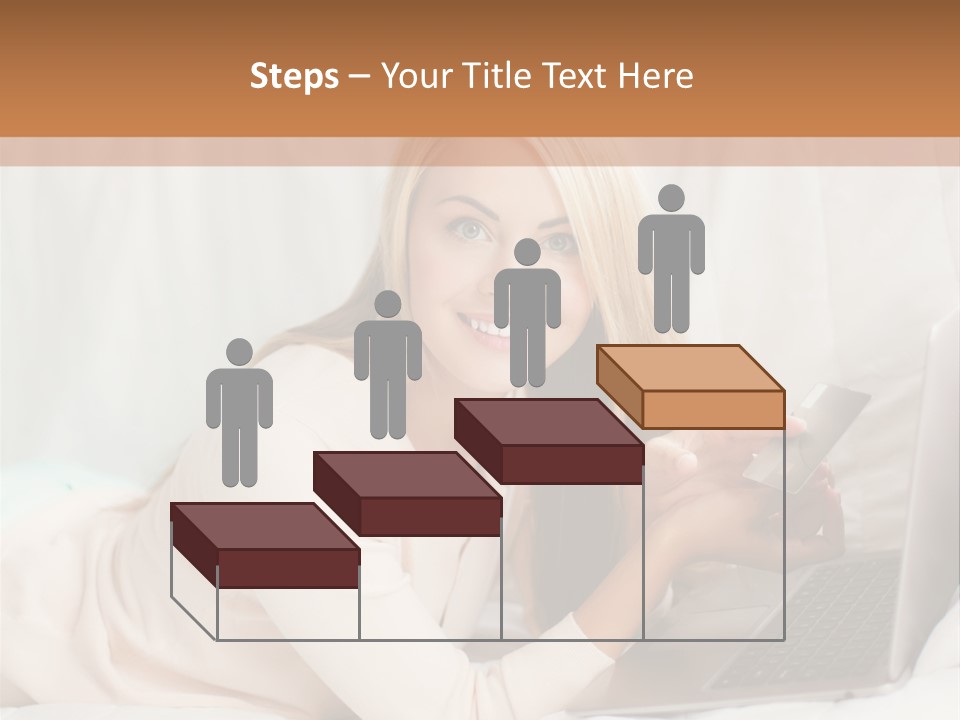 Invest Housewife Holding PowerPoint Template