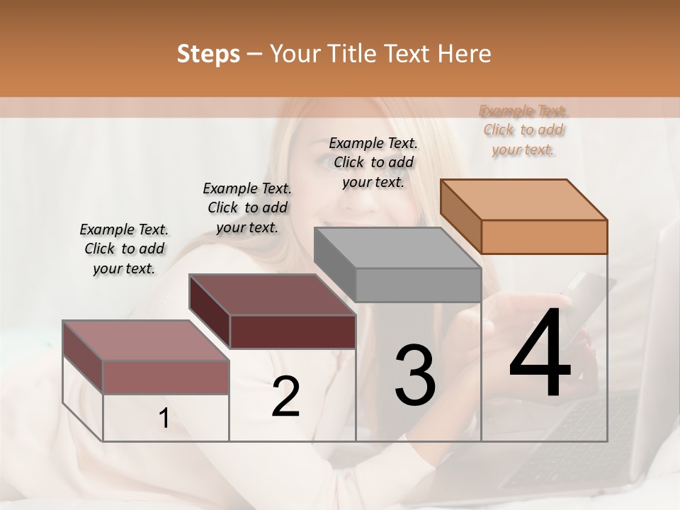 Invest Housewife Holding PowerPoint Template