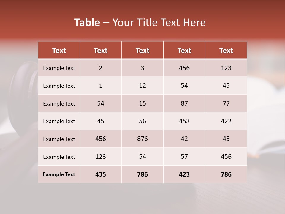 Concept Punishment Court PowerPoint Template