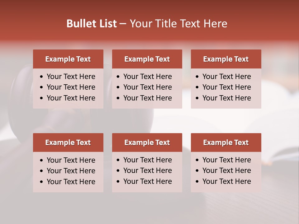 Concept Punishment Court PowerPoint Template