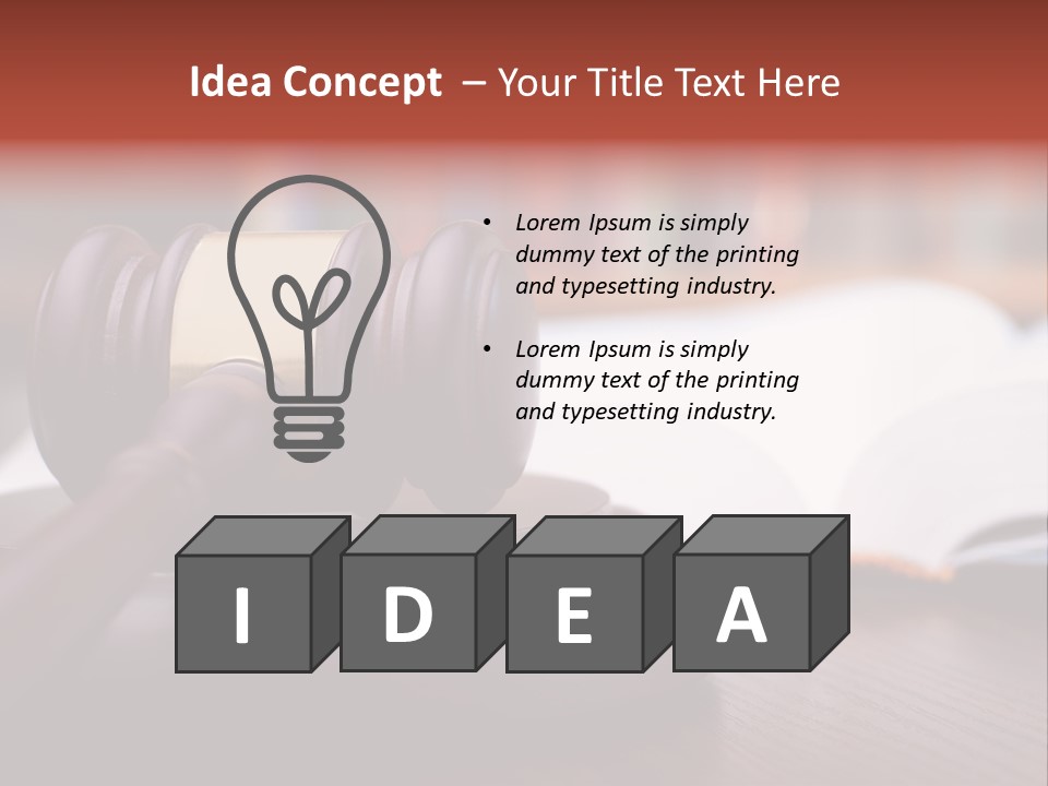 Concept Punishment Court PowerPoint Template
