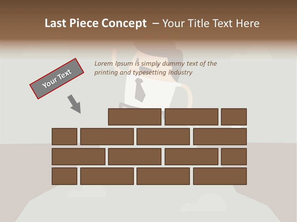 People Rock Broken PowerPoint Template