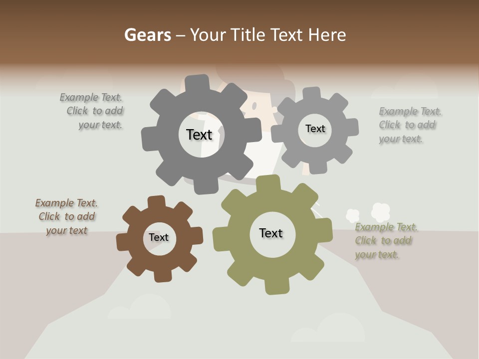 People Rock Broken PowerPoint Template