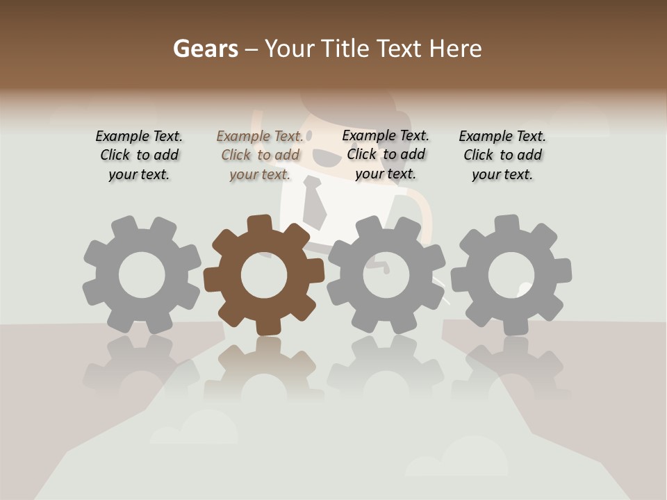 People Rock Broken PowerPoint Template