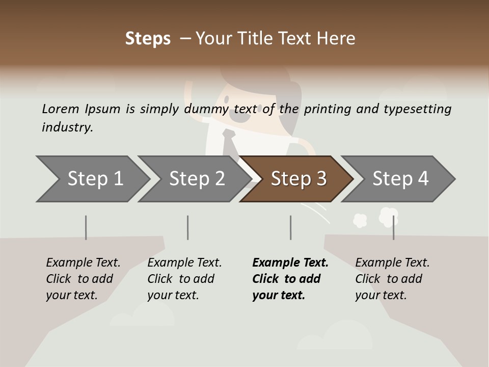 People Rock Broken PowerPoint Template