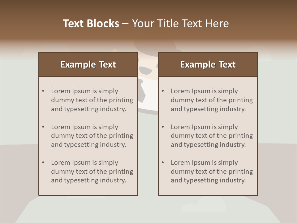 People Rock Broken PowerPoint Template