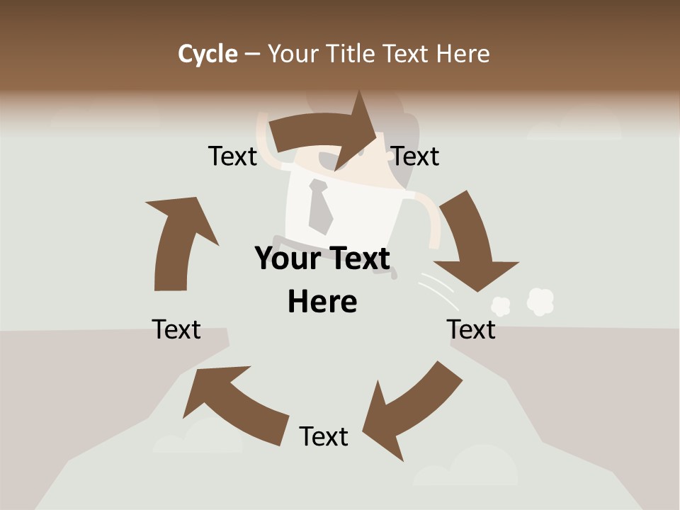 People Rock Broken PowerPoint Template