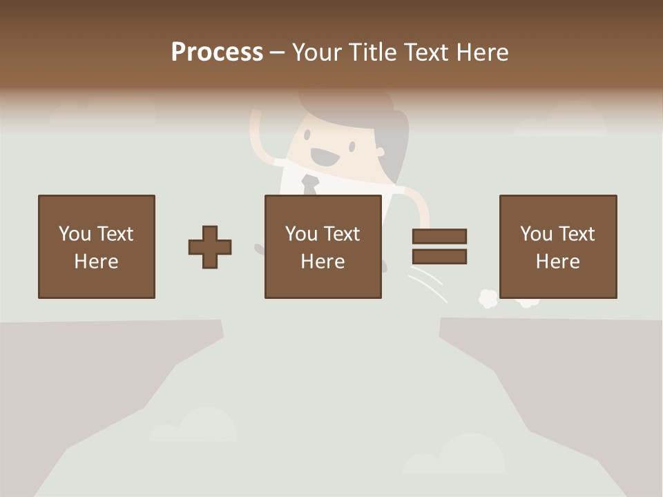 People Rock Broken PowerPoint Template