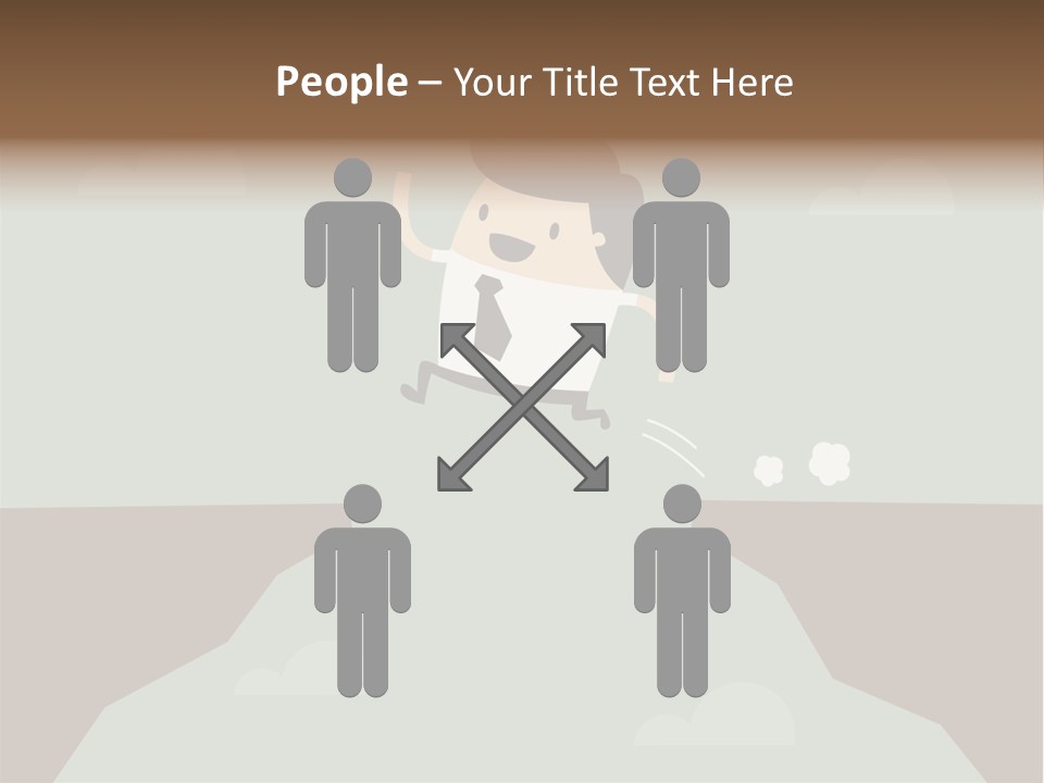 People Rock Broken PowerPoint Template