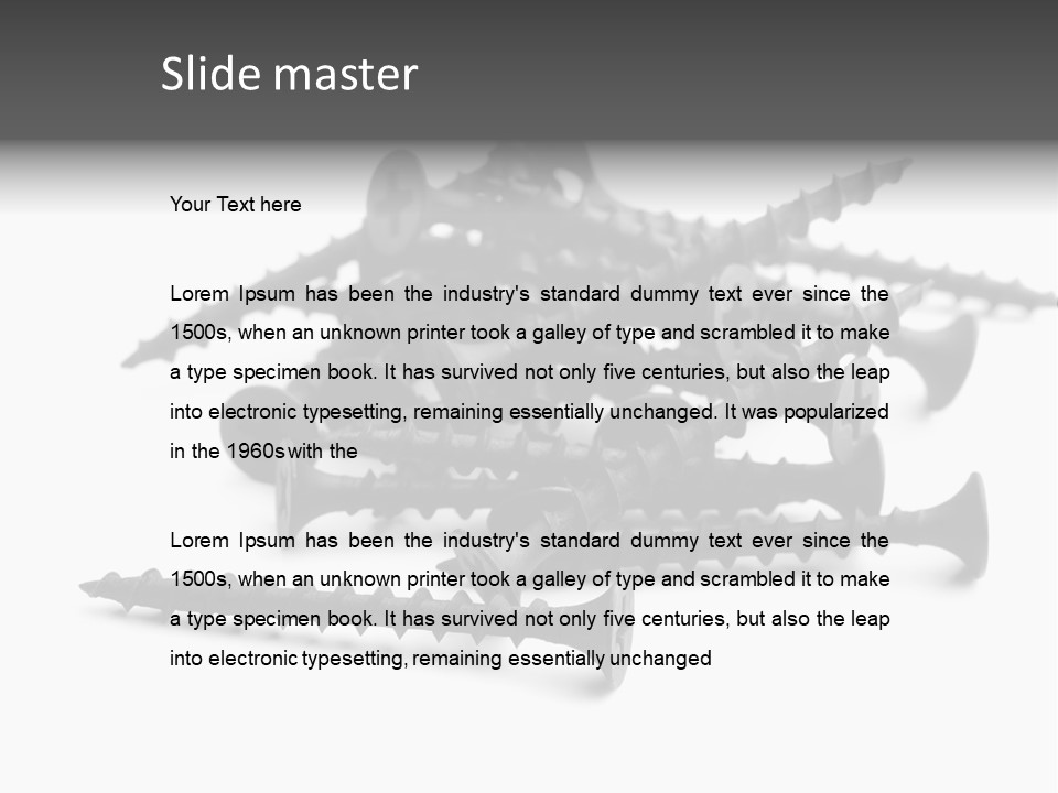 Stack Improvement Drywall PowerPoint Template