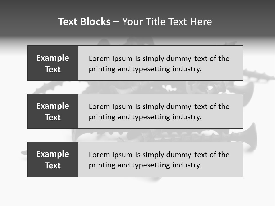 Stack Improvement Drywall PowerPoint Template