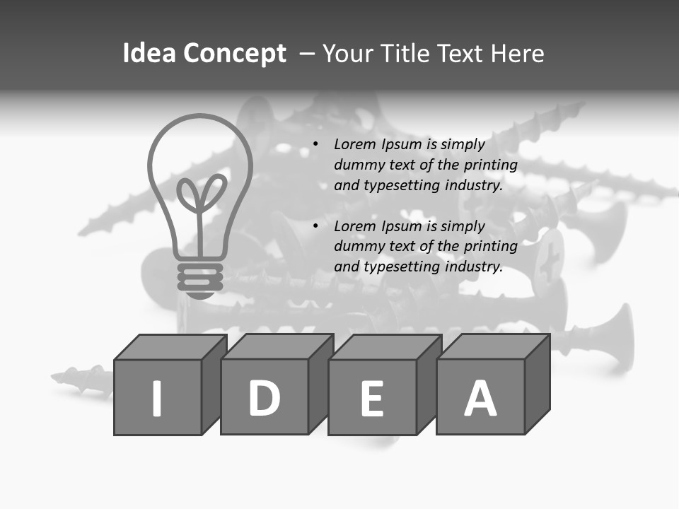 Stack Improvement Drywall PowerPoint Template