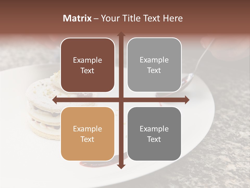 Cooked Cuisine Cake PowerPoint Template