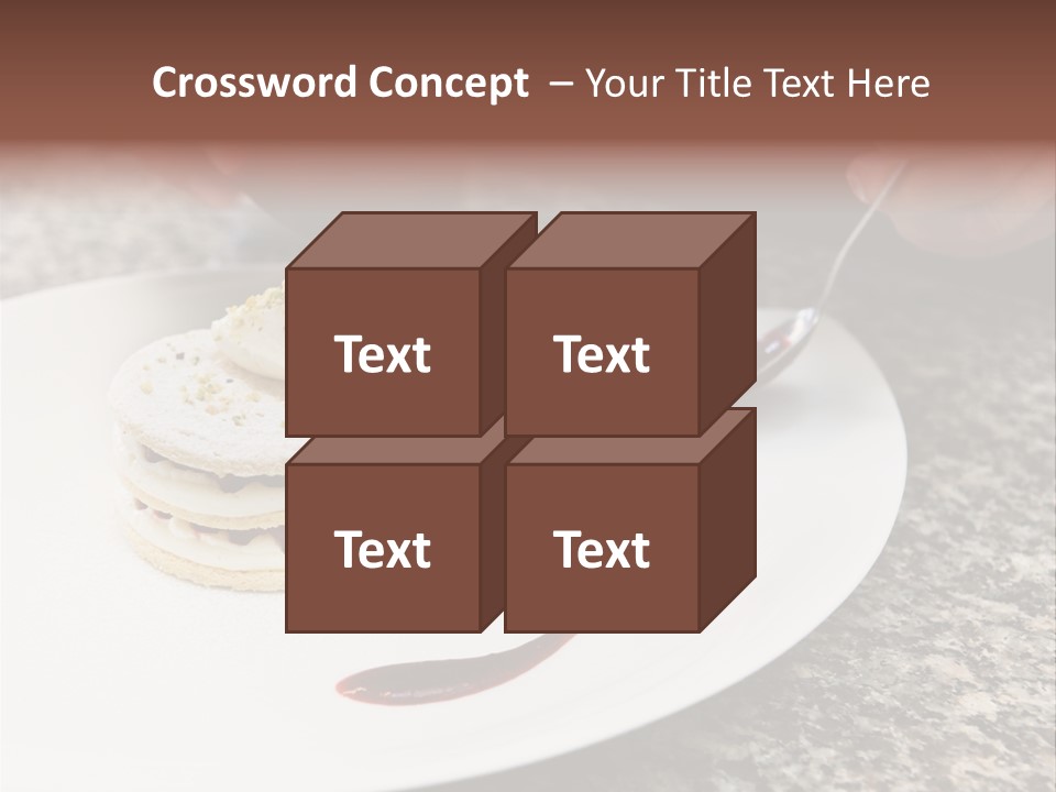 Cooked Cuisine Cake PowerPoint Template