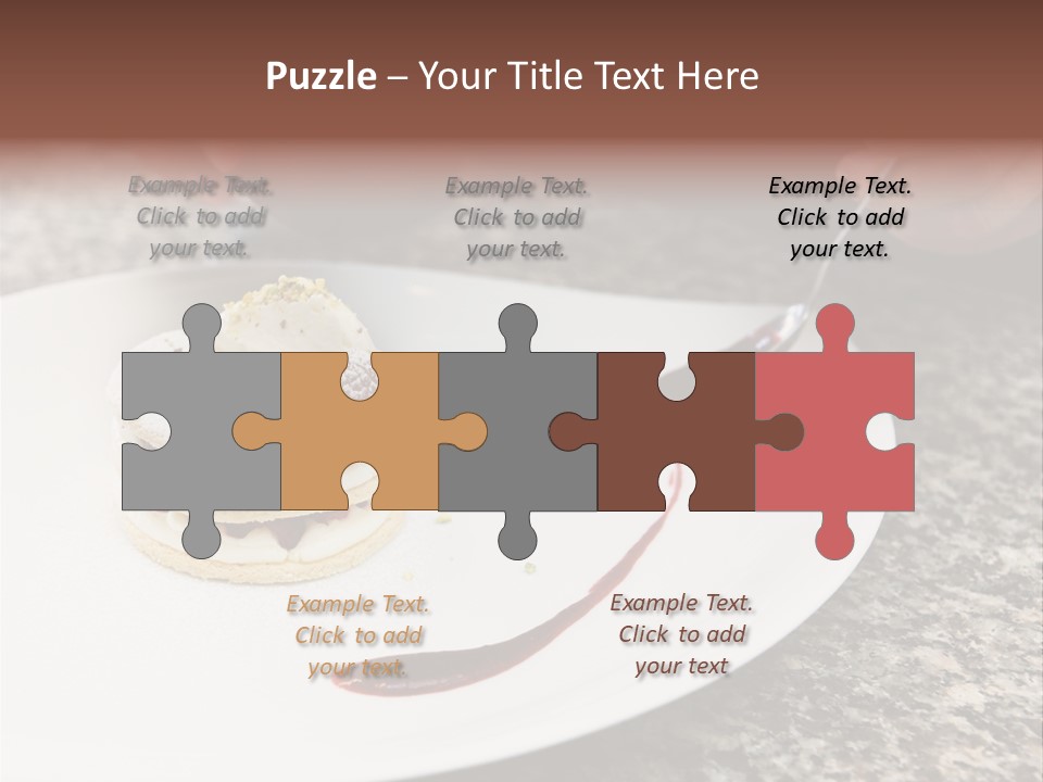 Cooked Cuisine Cake PowerPoint Template