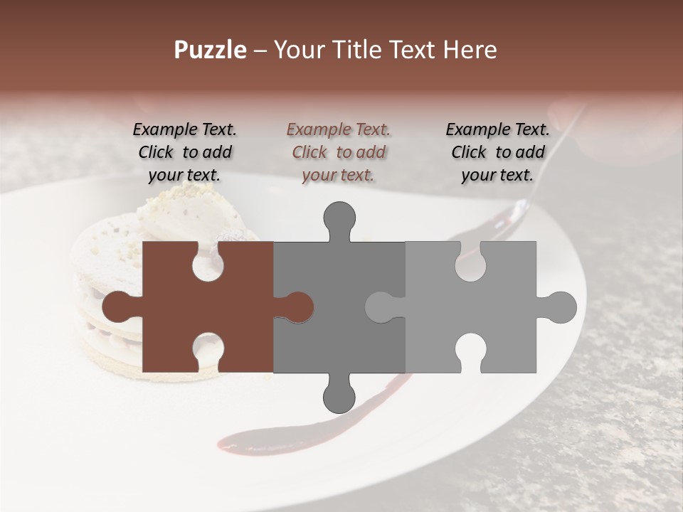 Cooked Cuisine Cake PowerPoint Template