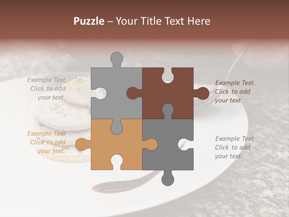 Cooked Cuisine Cake PowerPoint Template