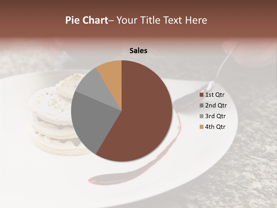 Cooked Cuisine Cake PowerPoint Template