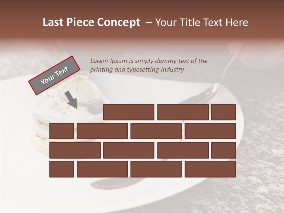 Cooked Cuisine Cake PowerPoint Template