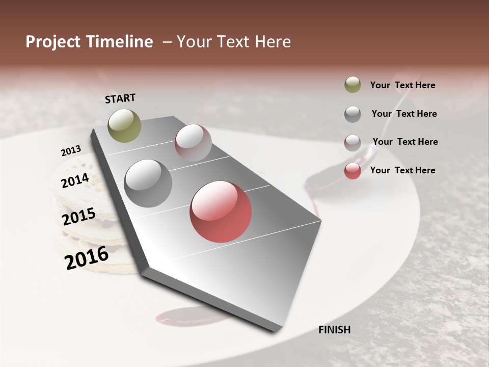 Cooked Cuisine Cake PowerPoint Template