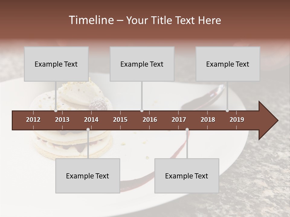 Cooked Cuisine Cake PowerPoint Template