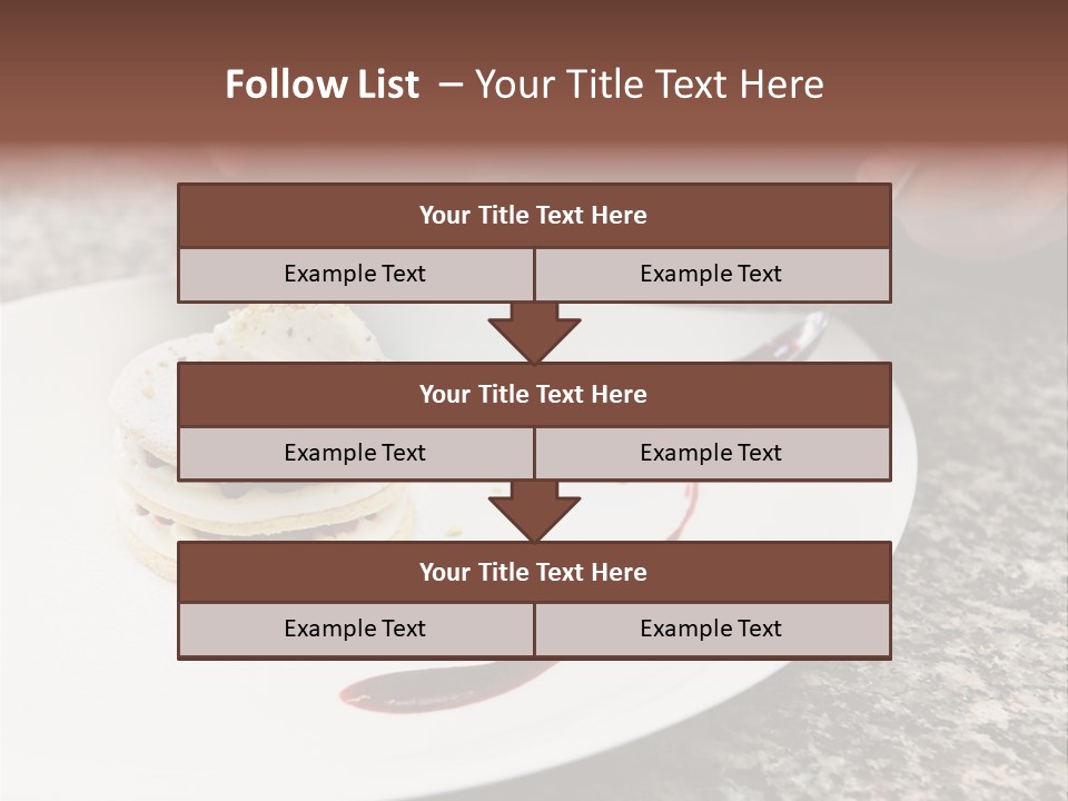 Cooked Cuisine Cake PowerPoint Template