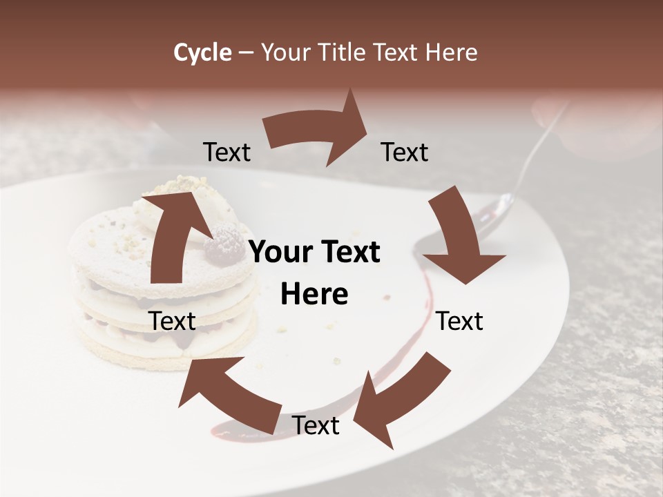 Cooked Cuisine Cake PowerPoint Template