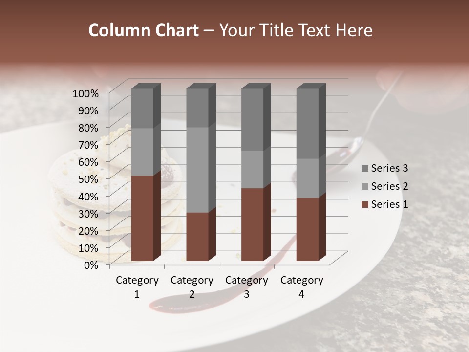 Cooked Cuisine Cake PowerPoint Template