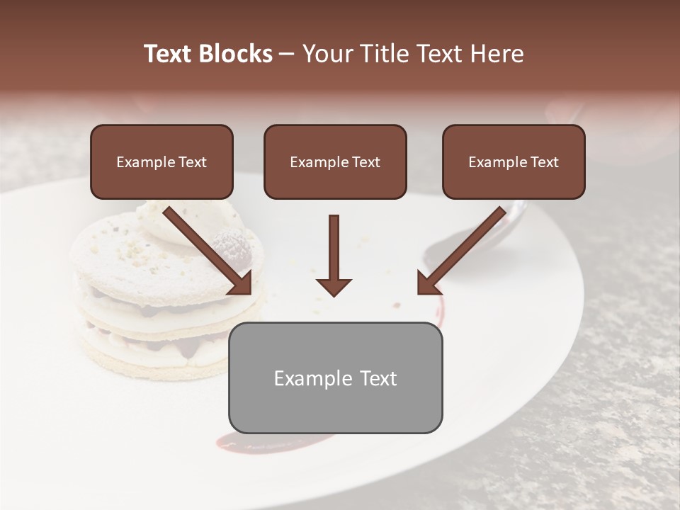 Cooked Cuisine Cake PowerPoint Template