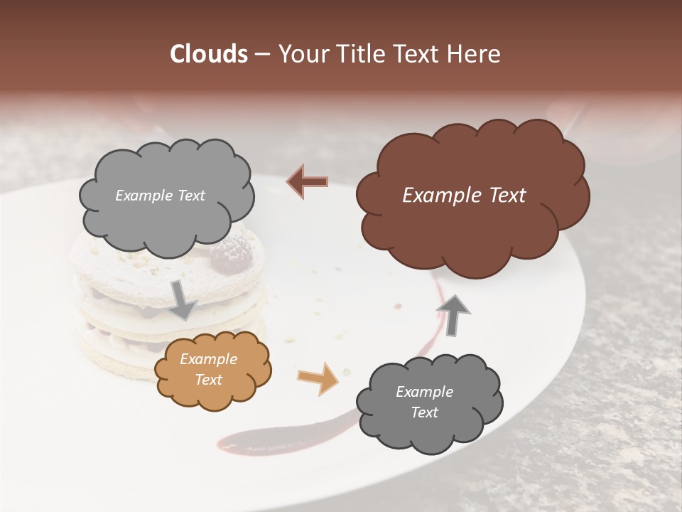 Cooked Cuisine Cake PowerPoint Template