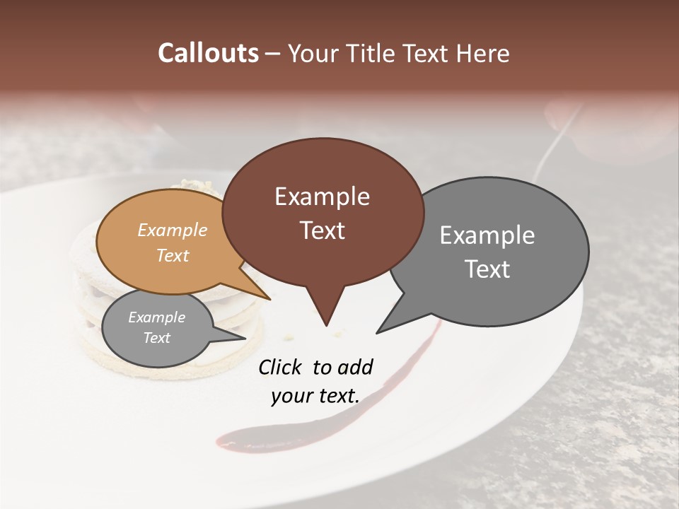 Cooked Cuisine Cake PowerPoint Template